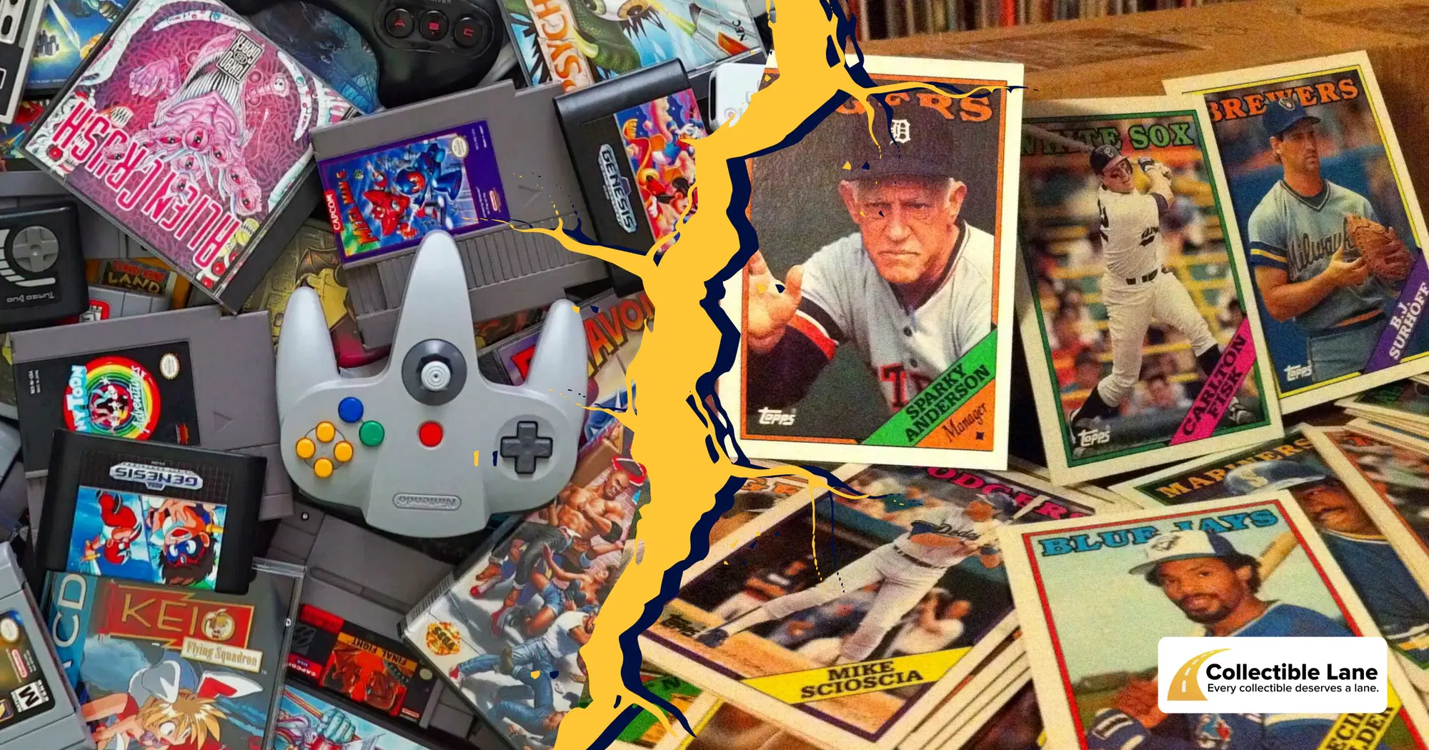 Complete-in-box retro video game collection